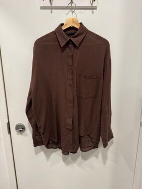 Zara Oversized Pocket Shirt